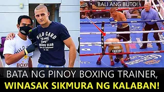 BATA NG PINOY BOXING TRAINER, WINASAK SIKMURA NG KALABAN!