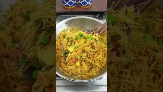 Vegetable Seviyan Pulao Recipe 🤤 #shorts #youtubeshorts #ytshorts #food #short #viral Veg Sevai