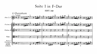 Händel: Water Music Suite No. 1 in F major, HWV 348 (with Score)