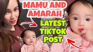 TEAM TARAH UPDATE.. LATEST TIKTOK POST NINA MAMU SARAH AT BABY AMARAH.. CUTE CUTE!!