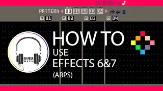 Using Effects 6&7 (Arps) - Pico-8 Music Tutorial #19