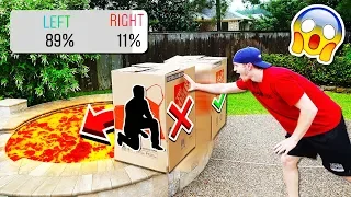DON'T PUSH THE WRONG MYSTERY BOX INTO LAVA!