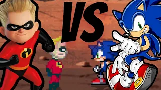 Dash Vs Sonic - MUGEN