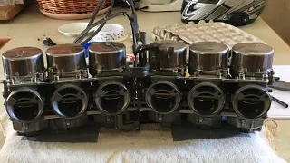 Final Prep 1978 Honda CBX Carbs Rebuild