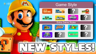 13 NEW Game Styles That Could Come To Mario Maker 3!!!