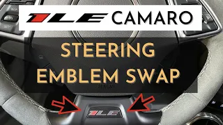 2021+ Camaro SS 1LE Steering Emblem Upgrade