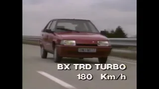 Citroën BX turbo D - présentation et concurrentes