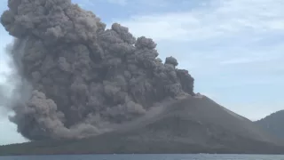 Spectacular Explosive Eruptions at Anak Krakatau (Krakatoa) Volcano, Indonesia 1st Nov. 2010