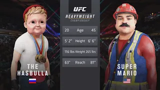 Hasbulla vs. Super Mario - EA Sports UFC 4 - Crazy UFC 👊🤪