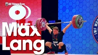 Max Lang 150kg Snatch 189kg Clean & Jerk 2015 World Championships