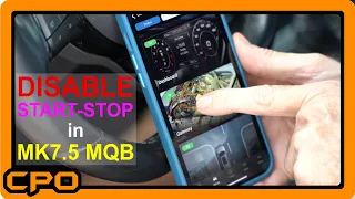 Disable Start-Stop in MK7.5 Golf R with OBDeleven