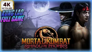 MORTAL KOMBAT SHAOLIN MONKS Gameplay Walkthrough (KUNG LAO) FULL GAME (4K 60FPS)