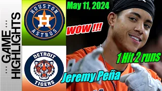 Houston Astros vs Detroit Tigers [Highlights TODAY] Jeremy Peña blasts by 1 Hit 2 Runs 💥💥💥
