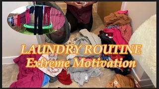 LAUNDRY ROUTINE 2020 | EXTREME LAUNDRY MOTIVATION | Family of 4 || Stacy Rebecca