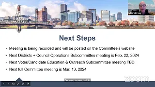 Voter/Candidate Education & Outreach Subcommittee (GTAC) Meeting #4 - February 13, 2024
