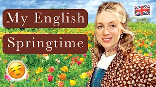 My English Springtime!! 🐝🌼| British culture 🫖 | British English 🇬🇧
