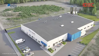 3D presentation of the future ELIS CLEANROOM factory in Nyköping, Sweden | GROUPE IDEC