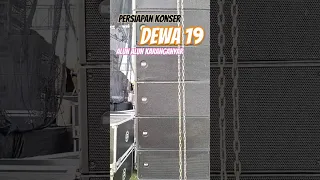 loading sound untuk konser dewa 19 di alun alun karanganyar