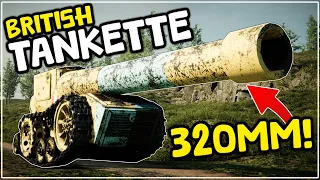 Is This CANNON TOO BIG FOR THIS TANKETTE In Sprocket!?