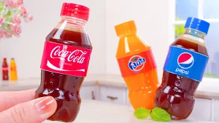 Coca-Cola or Fanta or Pepsi | Satisfying Miniature Jelly Recipe | Sweet Tiny Dessert Ideas