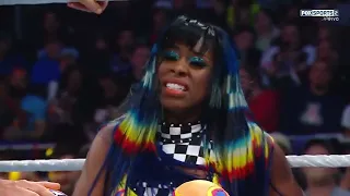 Naomi Vs Iyo Sky - WWE SmackDown 22 de Marzo 2024 Español