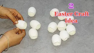 2 Affordable spring/Easter craft idea made with simple materials | DIY Easter craft idea 🐰49