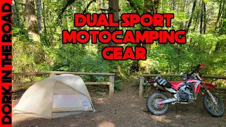 My "Lightweight" Dual Sport Motorcycle Camping Gear Setup (Tent, Sleeping Bag, Etc...)