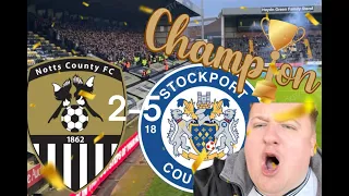 Notts County 2-5  Stockport - Congratulations to the CHAMPIONS