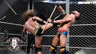 Adam Cole superkicks the sledgehammer out of Johnny Gargano’s hands: TakeOver: Toronto