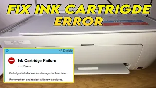 HP Deskjet Printer : How to Fix Ink Cartridge Error - Incompatible & Missing Message