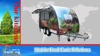 How To Make Best quality-food car-food trailer-Mobile food truck for sale