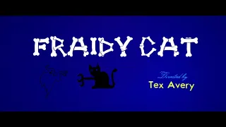 Tom and Jerry - Fraidy Cat (1942, 1955) Titles Sequence CinemaScope