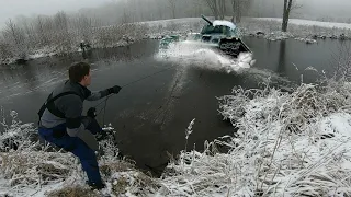 Поисковый магнит против ТАНКА в болоте!