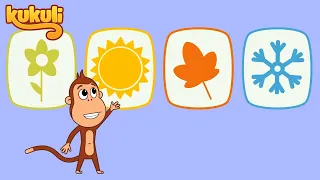 The Seasons Song | Kids Songs | Toddler learning song 4 seasons of the year with Kukuli