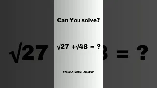 A Nice Radical Problem • Radical Addition #shorts #olympiad #maths #mathematics #matholympiad #tips