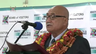 Fijian President HE Jioji Konrote address Non-Communicable Disease