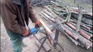 Стійка-козлик для пиляння дров. Легко