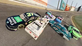 BeamNG Drive Gen 6 Nascar Crashes #14