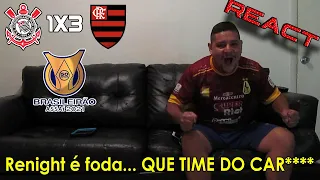 Corinthians 1x3 Flamengo - Brasileirão 2021 - Reações