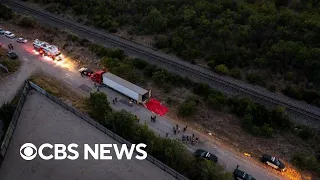 46 found dead in back of tractor-trailer near San Antonio