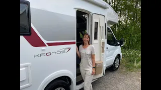 Das erste "Campen" mit dem Roller Team Kronos 230 TL