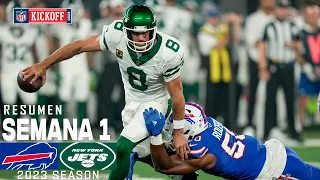 Buffalo Bills vs. New York Jets | Semana 1 NFL 2023 | NFL Highlights Resumen en español