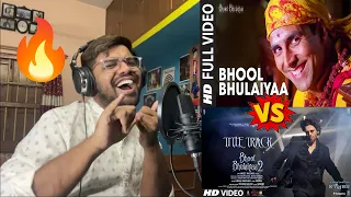 Bhool Bhulaiyaa Title Track Old VS New Reaction| Akshay, Kartik | Tanishk, Neeraj, Anees, Bhushan K