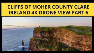 Cliffs of Moher, Co Clare Ireland 4k Drone View Part 6