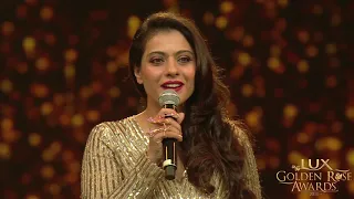 Lux Golden Rose Awards: Kajol presents an award