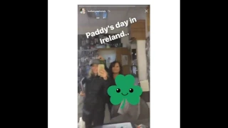 KATHERYN WINNICK GETTING SHAMROCK   /  LAGERTHA / VIKINGS