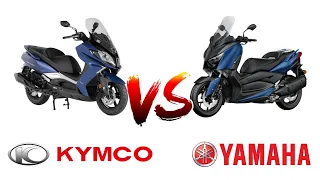 KYMCO DOWNTOWN 350i vs YAMAHA XMAX 300 | Side-By-Side Comparison | King Eley TV