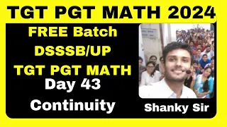 DSSSB/UP/CHD TGT PGT Math Day 43 #tgtmaths #tgt #pgt #pgtmaths #dsssbtgtmaths #uptgtmathclasses
