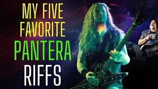 My FIVE Favorite Pantera Riffs [Dimebag Darrell]