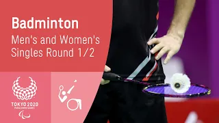 Badminton Singles Round 1/2 | Court 1 | Day 9 | Tokyo 2020 Paralympic Games